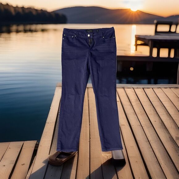 Lucky Brand Lolita Skinny 12/31‎ Ankle Blue Waist Flat 17” Inseam 29” - Picture 1 of 10